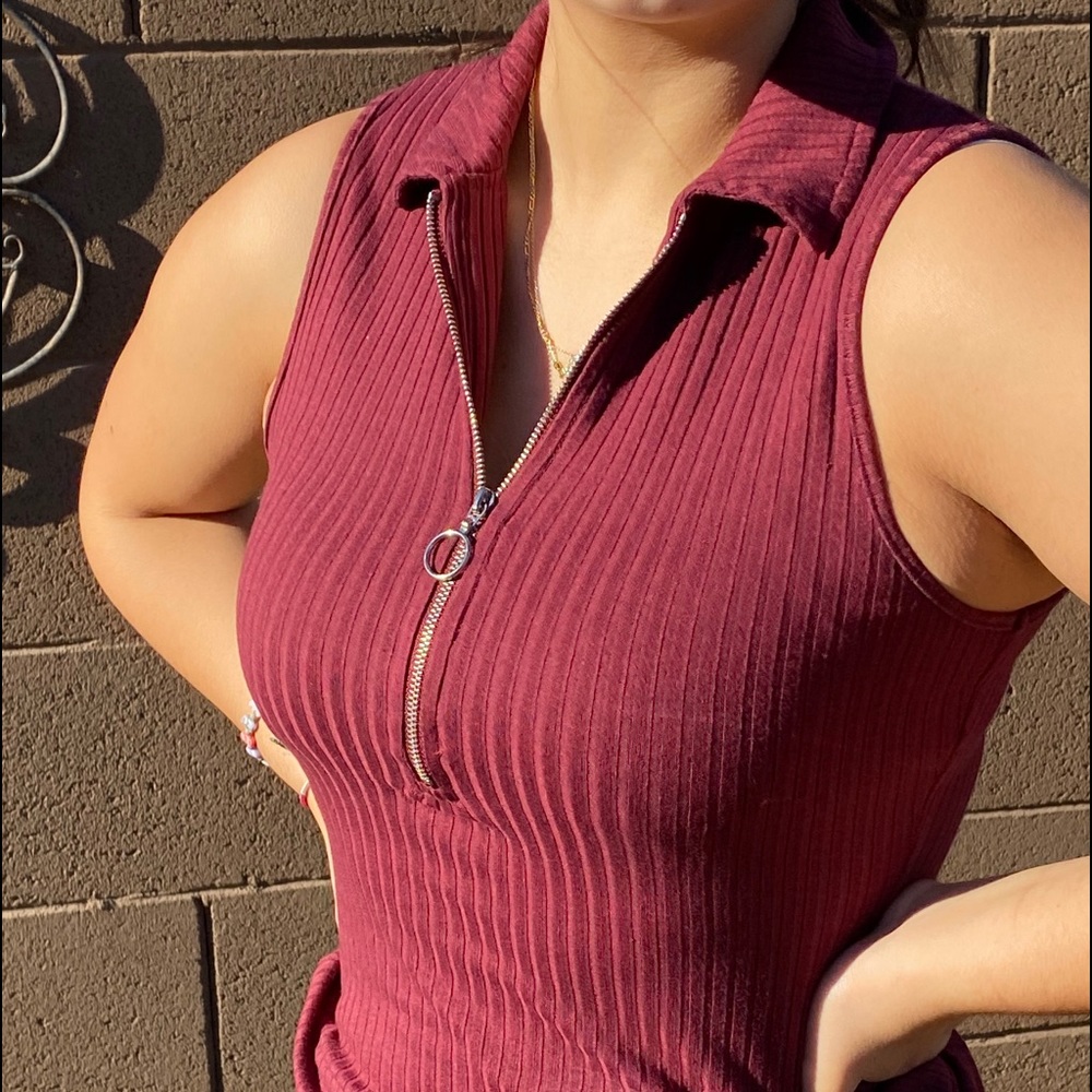 Guess collared tank.